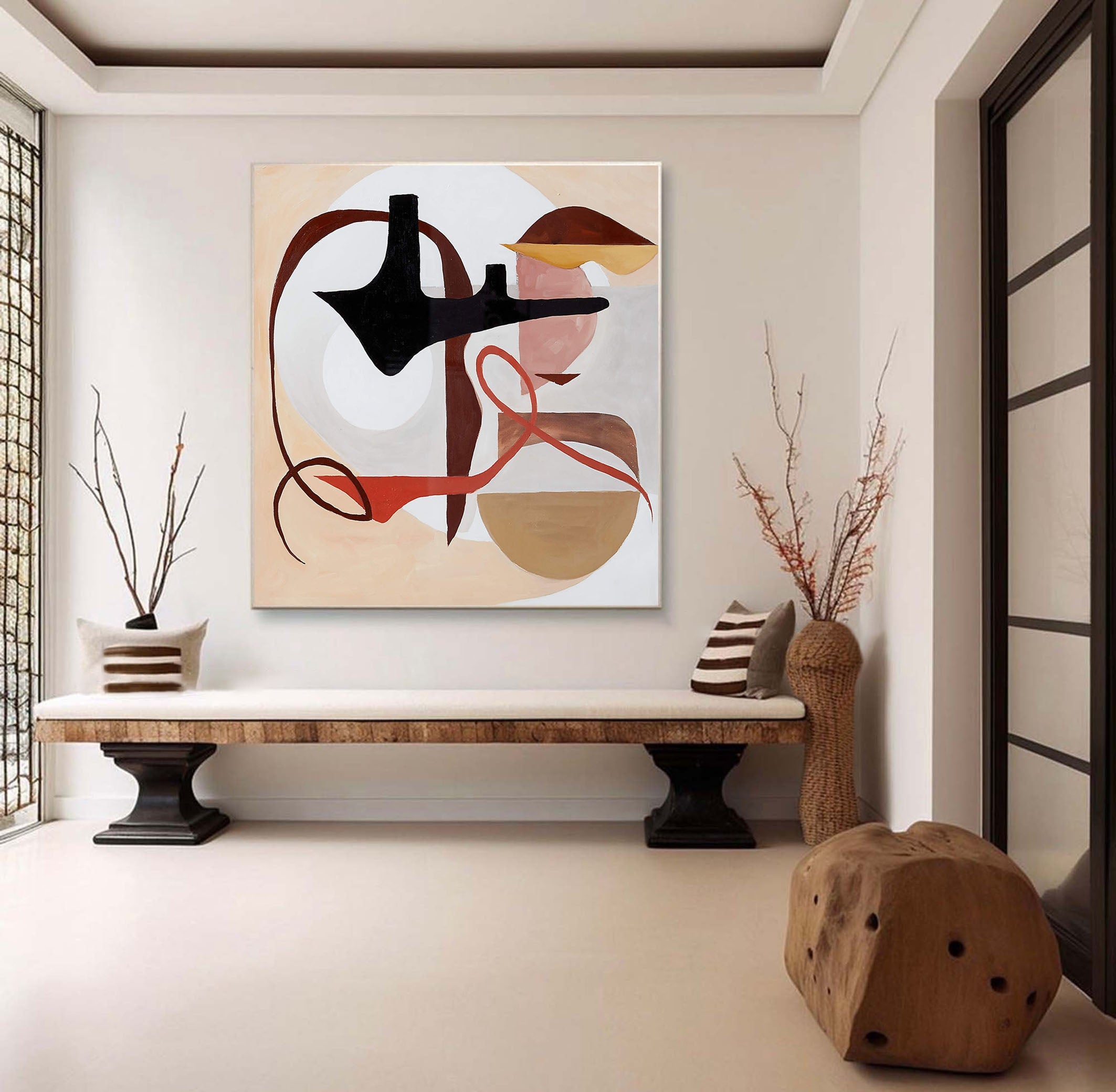 Unique Abstract Painting | Wall Decor TC 144 - Texarart