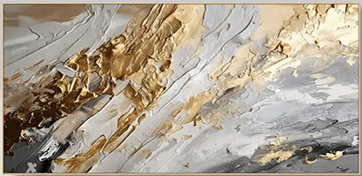 Textured Gold Abstract Painting | Modern Handmade Wall ArtTC 076 - Texarart