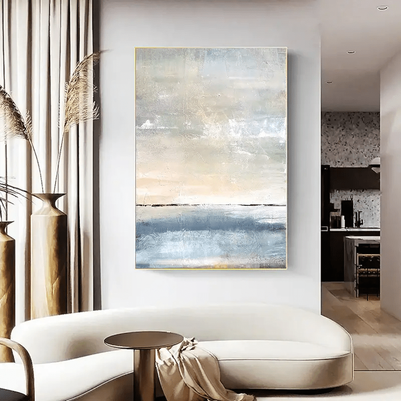 Stunning Abstract Ocean Canvas Art for Modern Home Aesthetics JJ 155 - Texarart
