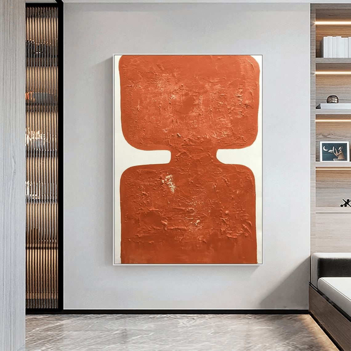 Wabi Sabi Abstract Art - Textured Oil Painting TC 088 - Texarart