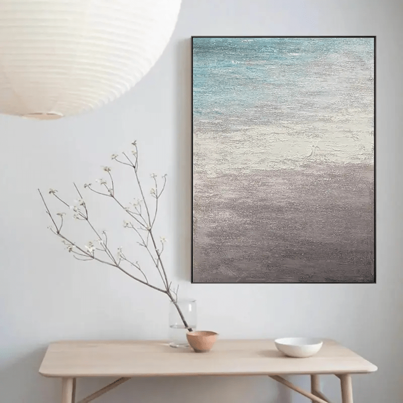 Large - sized Abstract Seascape Hand - painted Canvas for Living Rooms JJ 156 - Texarart