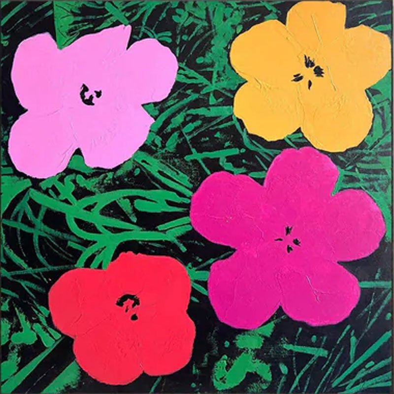 Unique Pop Floral Art Wall Painting TB 009 - Texarart