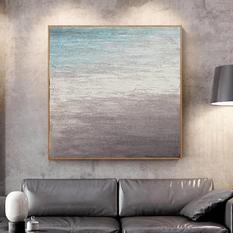 Large - sized Abstract Seascape Hand - painted Canvas for Living Rooms JJ 156 - Texarart