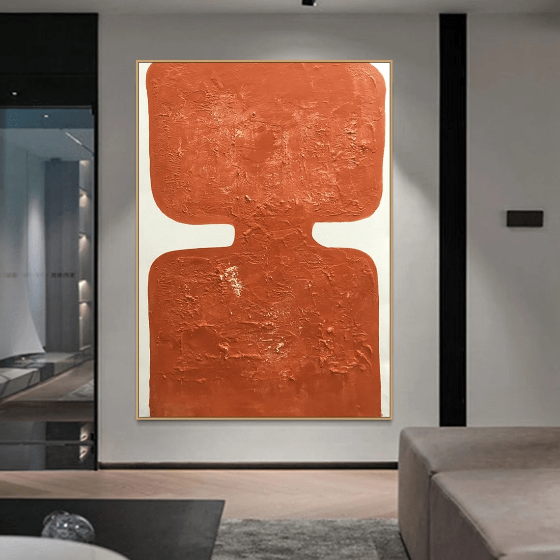 Wabi Sabi Abstract Art - Textured Oil Painting TC 088 - Texarart