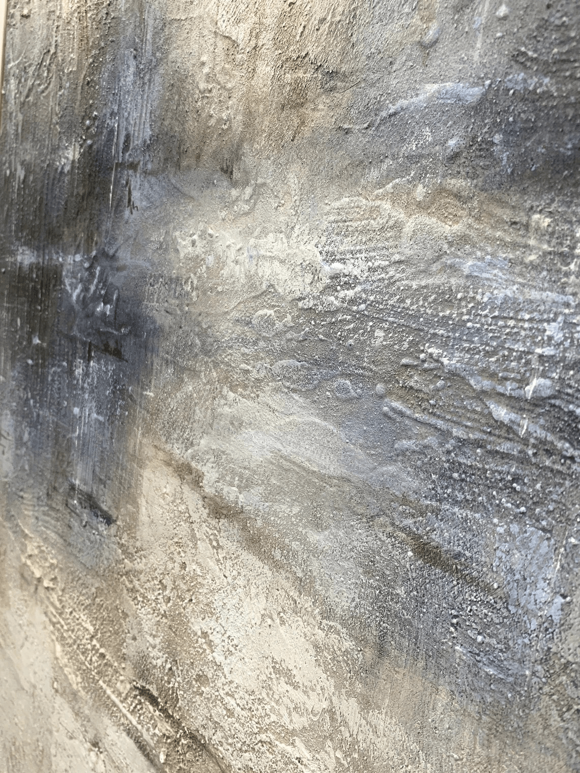 Handmade Abstract Ocean Art | Textured Blue, White & Beige Art TC 066 - Texarart
