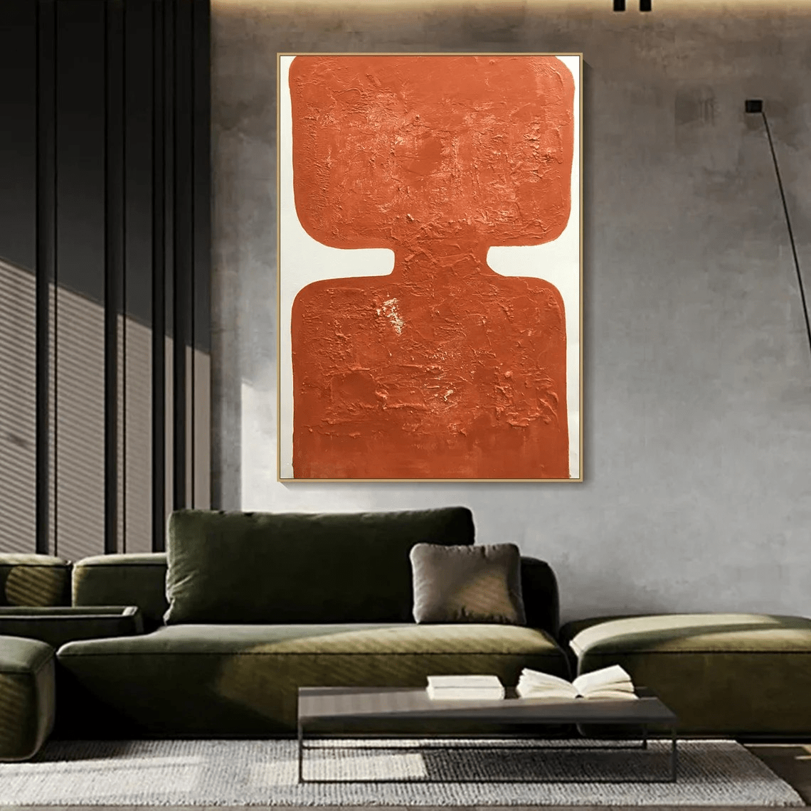 Wabi Sabi Abstract Art - Textured Oil Painting TC 088 - Texarart