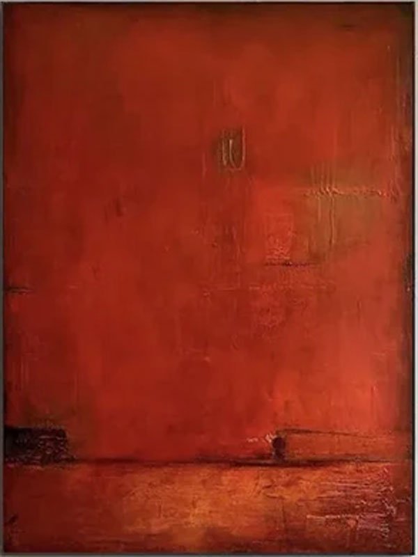 Wabi Sabi Abstract Oil Painting - Textured Minimalist JJ 044 - Texarart