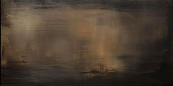 Large Minimalist Abstract Painting - Handmade Brown and Black Wall Decor TC 012 - Texarart