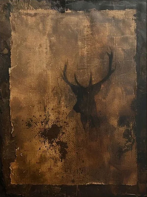Wabi Sabi Wall Art - Handmade Textured Painting with Earthy Hues TC 014 - Texarart