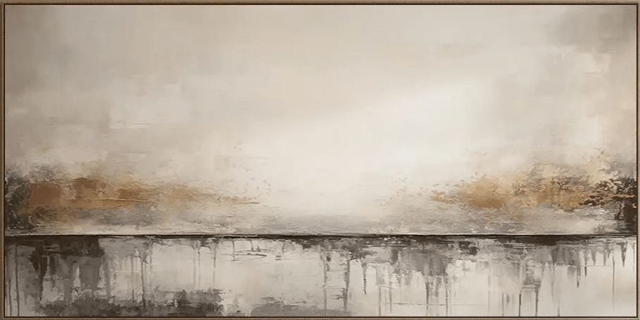 Grey Abstract Textured Oil Painting | Contemporary Wall Art Decor TC 058 - Texarart