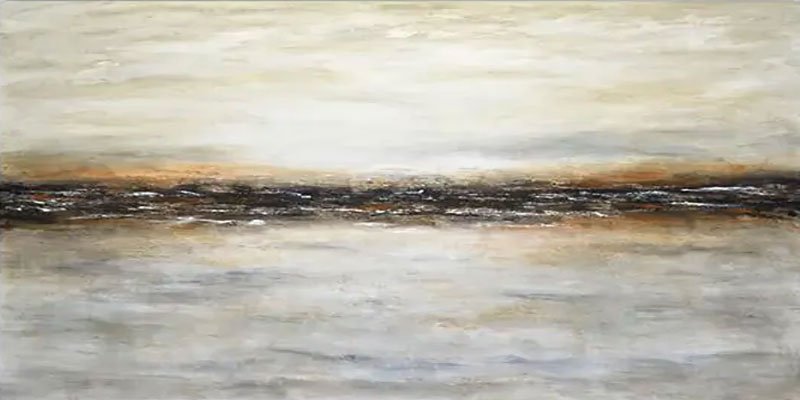 Large Horizontal Wall Art Modern Abstract Coastal Wave Canvas JJ 272 - Texarart