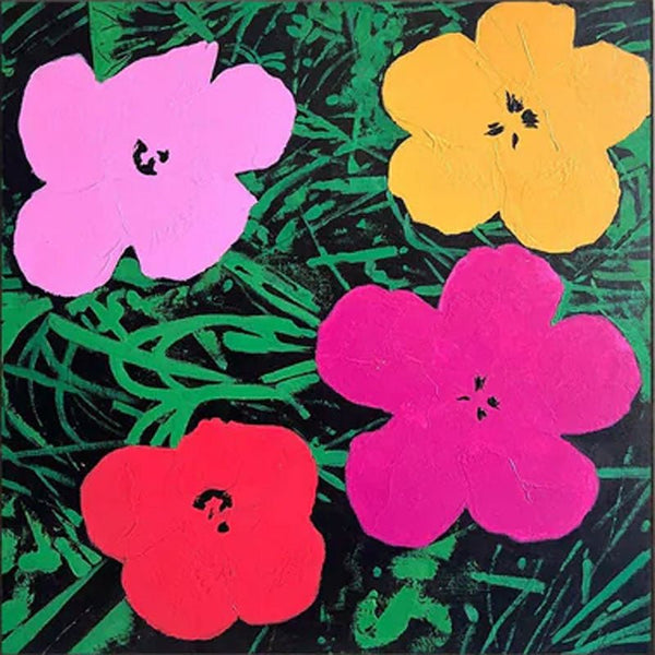 Unique Pop Floral Art Wall Painting TB 009 - Texarart