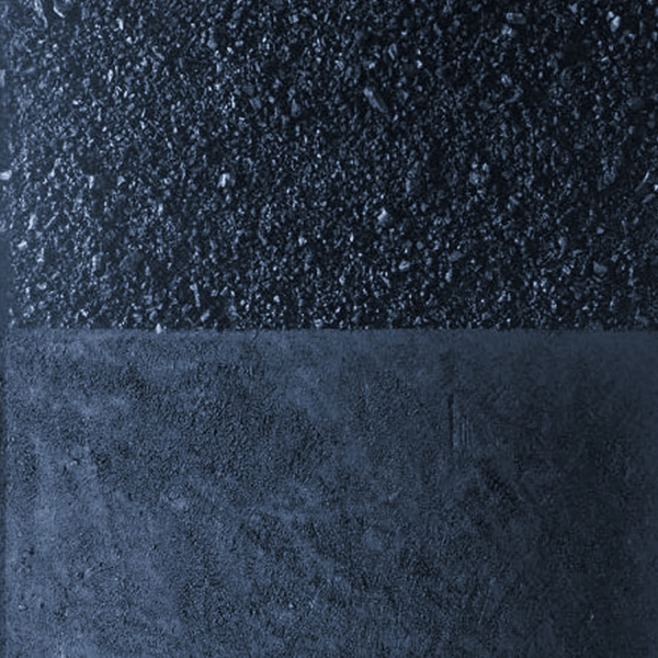 Deep Blue Textured Abstract Oil Painting - Modern Minimalist Art JJ 062 - Texarart