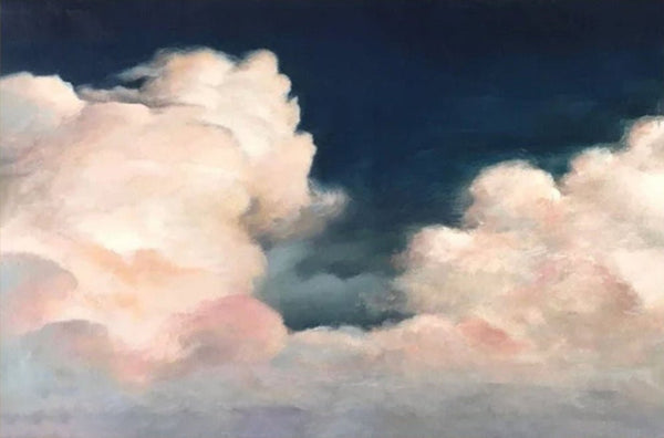Cloudscape Oil Painting | Dramatic Sky Art TB 114 - Texarart