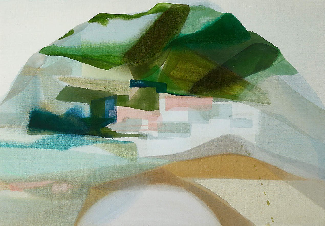 Original Abstract Mountain Art - Hand Painted TC 137 - Texarart