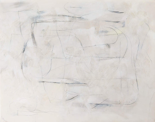 Minimalist Abstract Oil Painting - Subtle Lines TC 139 - Texarart