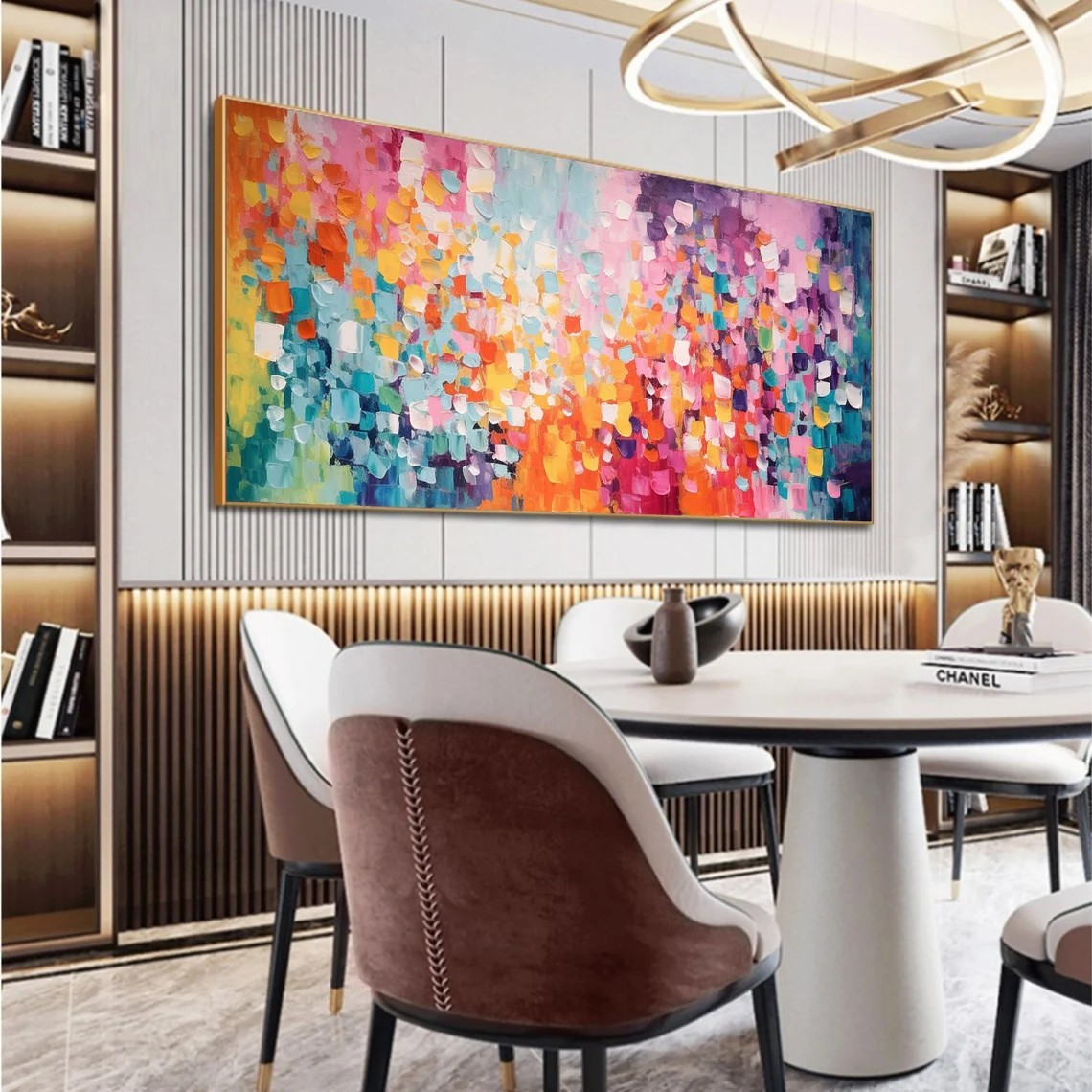 Colorful Handmade Canvas Wall Decor TC 072 - Texarart