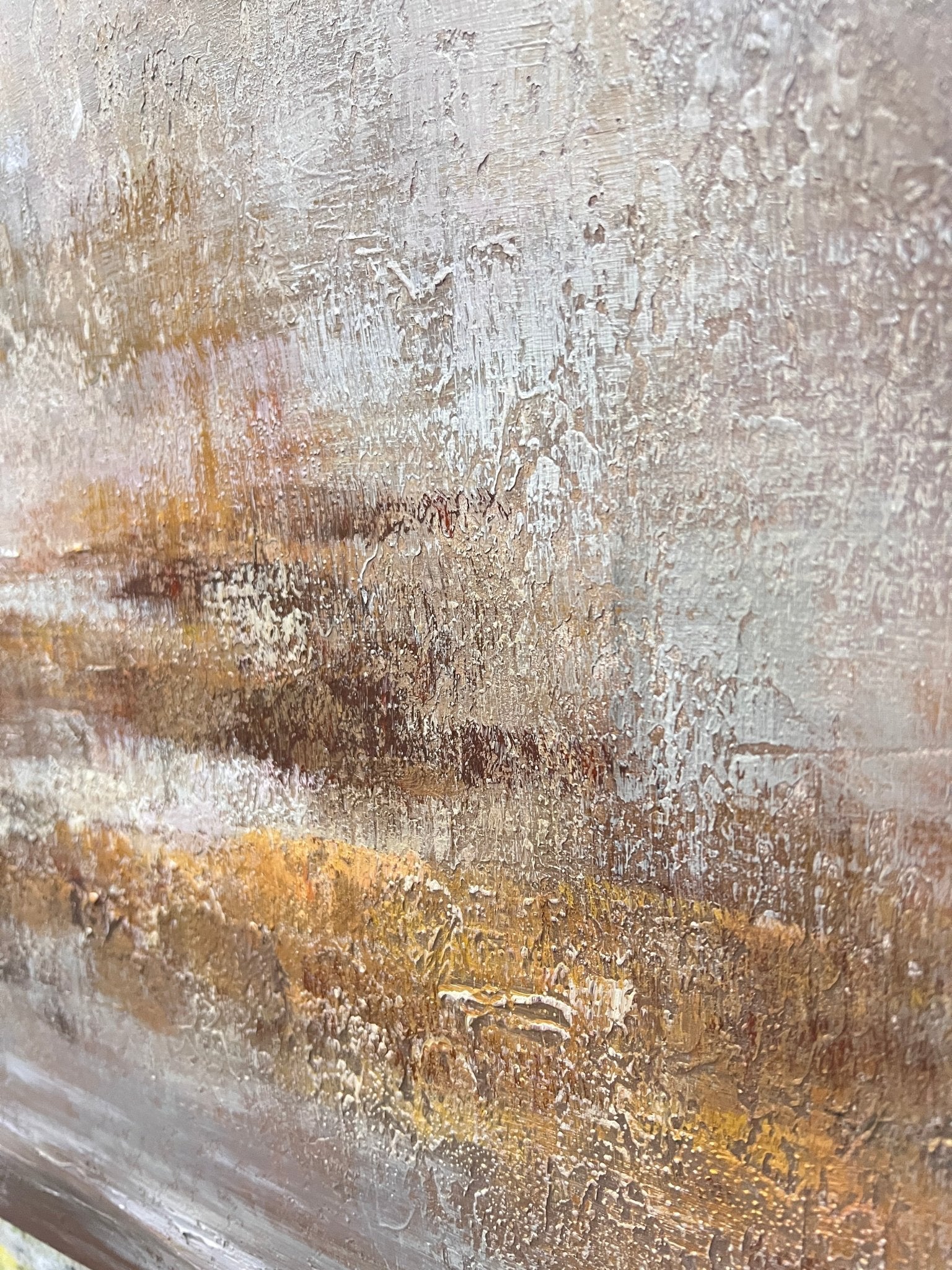 Wabi Sabi Textured Wall Art | Large Vertical Neutral Abstract Canvas ZZ 109 - Texarart